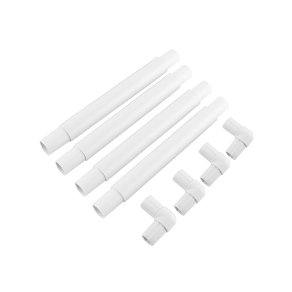 Plastklämma rullram för broderi korsstygn quiltning nålspetsverktyg (27,9*27,9 cm)