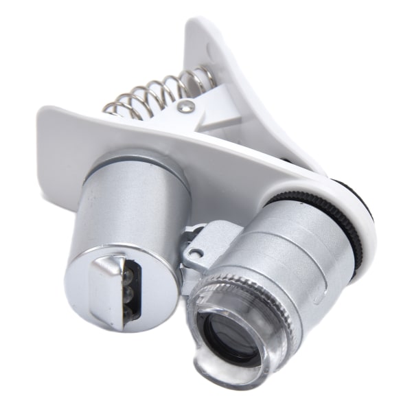 60X förstoringsglas LED mini bärbart mikroskop Mobiltelefon M