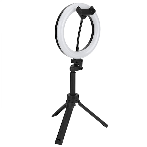 Selfie Ring Light Fotografi Stativ Justerbar LED Lys