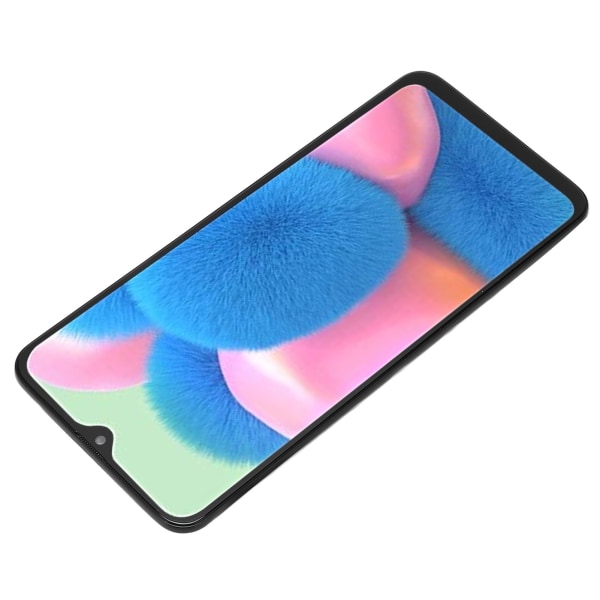 6,4-tums LCD-skärmersättning med ram fingeravtryckssensor för Samsung Galaxy A30s A307 A307F A307G A307YN SM A307FN