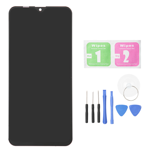 Högkvalitativ LCD-pekskärm Digitizer utan ram Tillbehör för Samsung M20 2019 M205F
