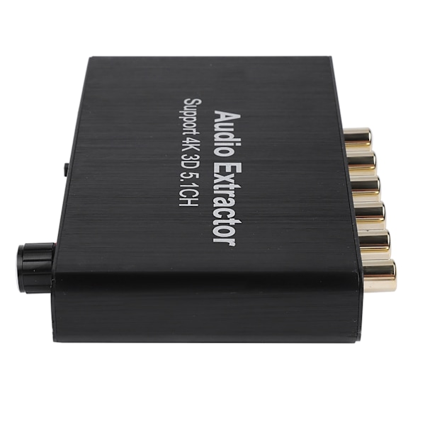 4K 3D HDMI 5.1-kanals HDMI-lydekstraktor-konverter 100-240V EU-plugg