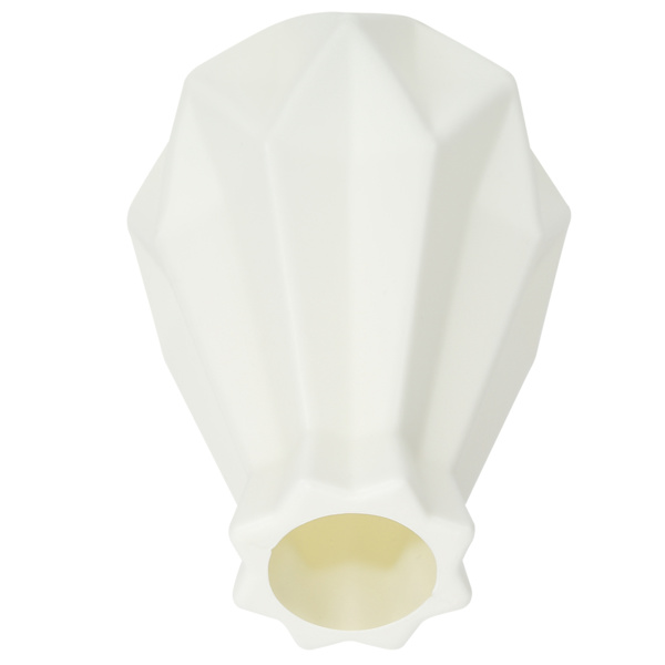 Blomvas Geometrisk Minimalistisk Stil Keramisk Look Plast Vas för Vardagsrumsbord