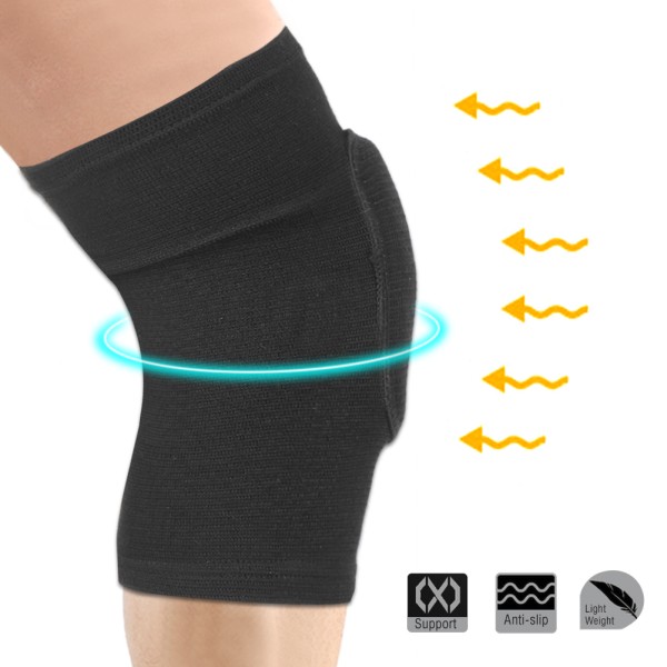 2 par Anti Fall Sport Kneecap Barn Kneepad Beskyttende Utstyr for Volleyball Fotball Dans(S(Egnet for 7-12 år gamle) )