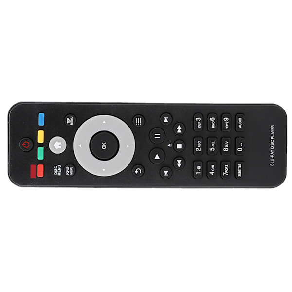 Fjärrkontroll med stora knappar för Philips RC 2820 Blu-ray-spelare