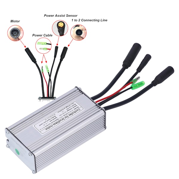 Sykkel litiumbatteri konverteringssett 22A kontroller LED 880 display 1 til 2 tilkoblingslinjesett for 500W motor