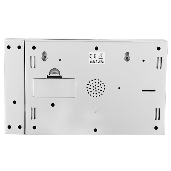 Trådløs Farverig LCD Vejrstation Ur Kalender Udendørs Indendørs Termometer Hygrometer