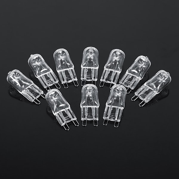 10 st G9-sockel halogenlampa 120V 40W belysningsersättning hem varmvit ljus