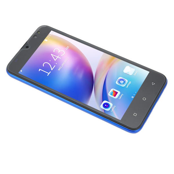 5,45 tuuman FHD-älypuhelin Kasvojen lukitus 2 Gt RAM 16 Gt ROM Dual Card Dual Standby 3G-matkapuhelin Android 10:lle 100-240 V