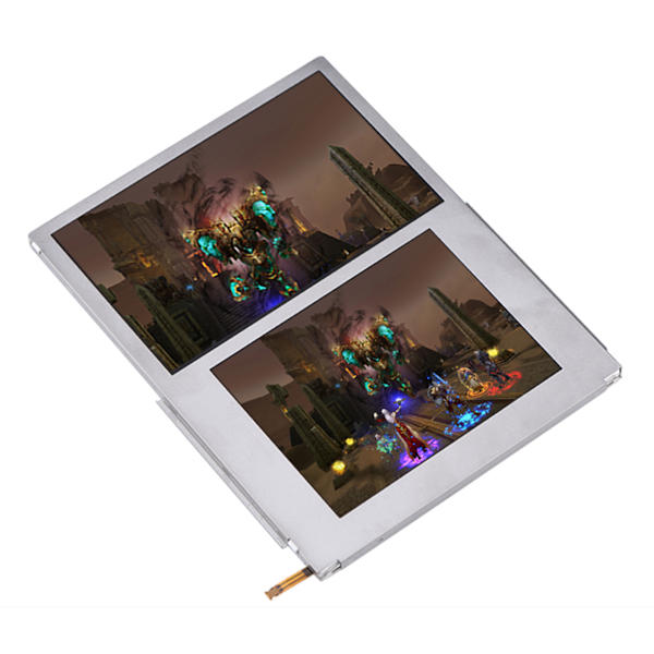 Ersättning övre och nedre LCD-skärm reparation del för  2DS