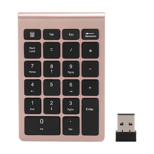 RF304 22 taster numerisk tastatur USB 2.4G trådløs mini tastatur med modtager