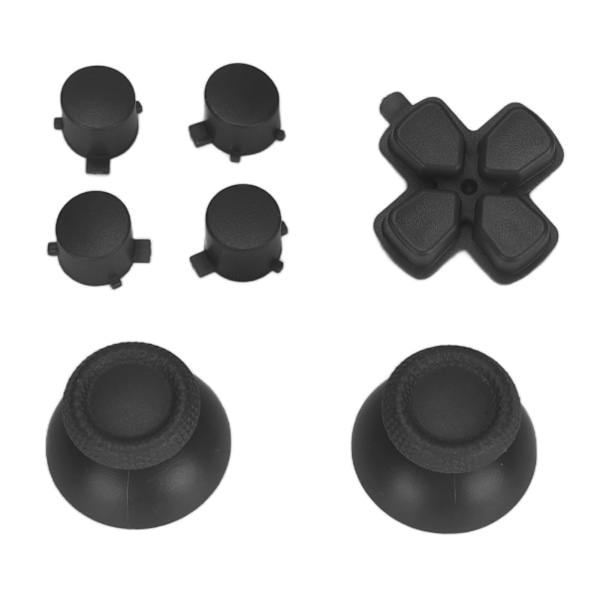 Ersättningsknappar L2 R2 Full Buttons Set Ersättningsknapp Reparationssats för PS5 ControllerSvart