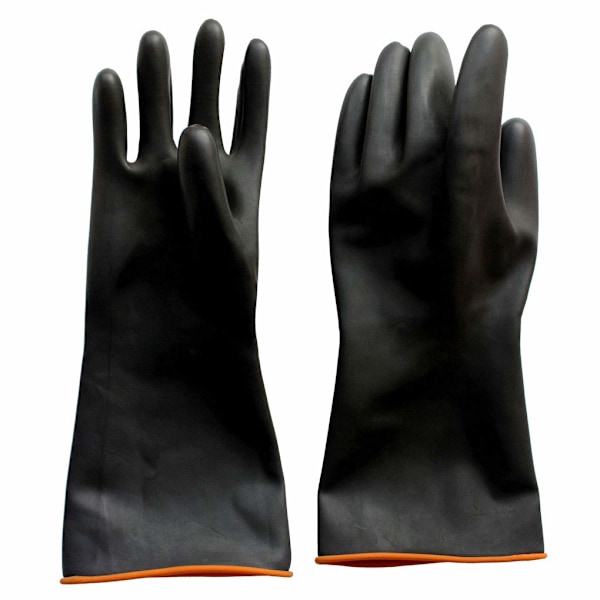 Natur Latexhandske, Komfort och Flexibilitet, Brett Användningsområde Inklusive Tung Industri, Fiske, Kemi, Storlek 35cm