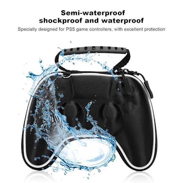 Bärbar Gamepad Skyddsväska för PS5 Spelkontroll Enkelt Bärfodral Förvaringsväska