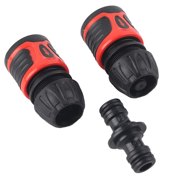 3 stk hurtigkobling slangekobling vannrør adapter hagetilbehør for 1/2 slange