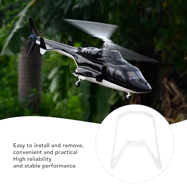 Landningsställ för fjärrstyrd helikopter, plast, landningsutrustning för FW450 V3 RC-helikopter, vit