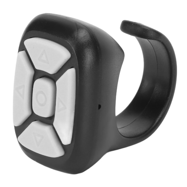 Bluetooth fjernkontroll sidevender mobiltelefon Bluetooth ring fjernkontroll for Iphone smarttelefoner nettbrett svart