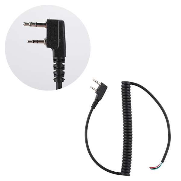 Högtalarmikrofon Walkie Talkie Högtalarkabel För Baofeng UV5R För Kenwood TK-240 För Linton Handmikrofon