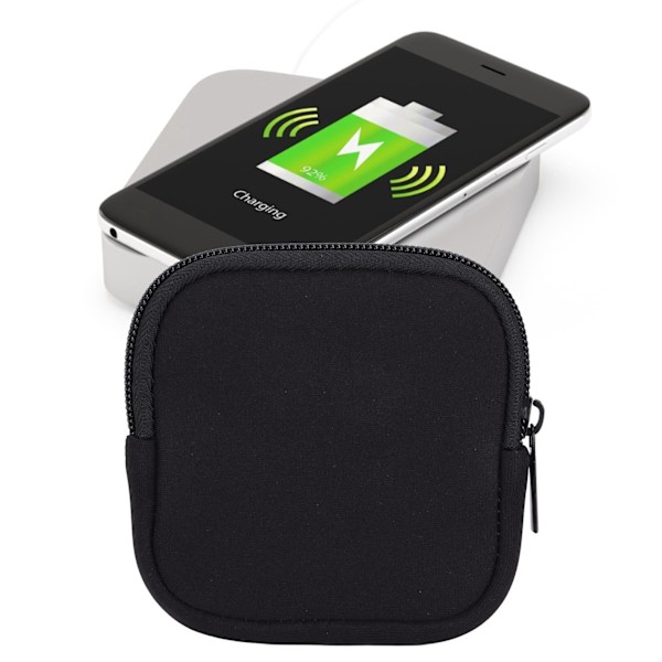 Elektronisk tillbehörsväska Digital Gadget Organizer Väska för Trådlös Powerbank Mobil Strömförsörjning