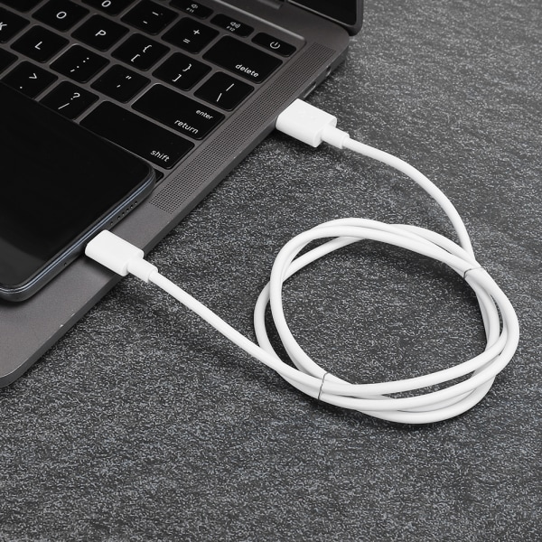 4 stk. sett Type C Super Fast 5A USB datakabel laderledning Hurtiglading kabler