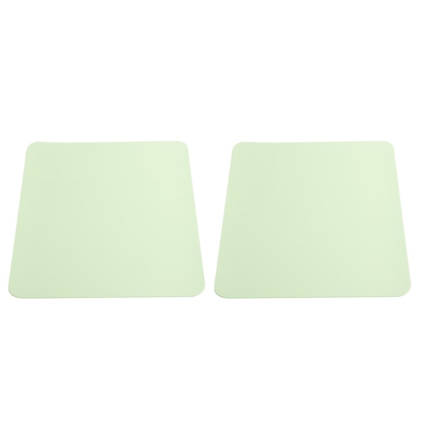 2 st musmatta PVC läder vattentät skrivbordsmatta kudde kontor hem musskydd 27x21cm