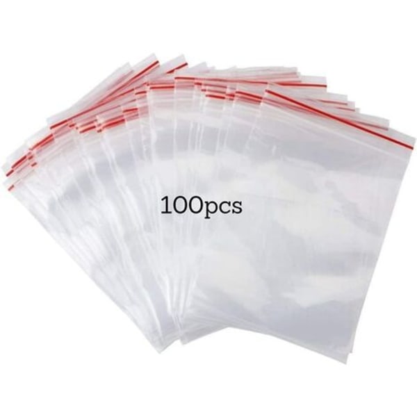 100 st återförslutningsbara påsar snacks påsar plastpåsar godispåsar transparenta förpackningspåsar förslutningsbara godispåsar plast förslutningsbara påsar återförslutningsbara påsar kakor