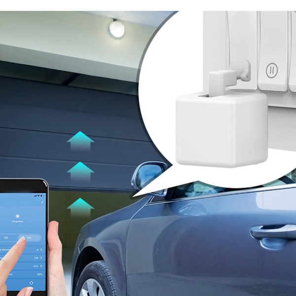 Smart Switch Pusher Universell Smart Home App Trådlös Fjärrkontroll Smart Switch Knapp Tryckare för Tuya Generation 3 Bluetooth