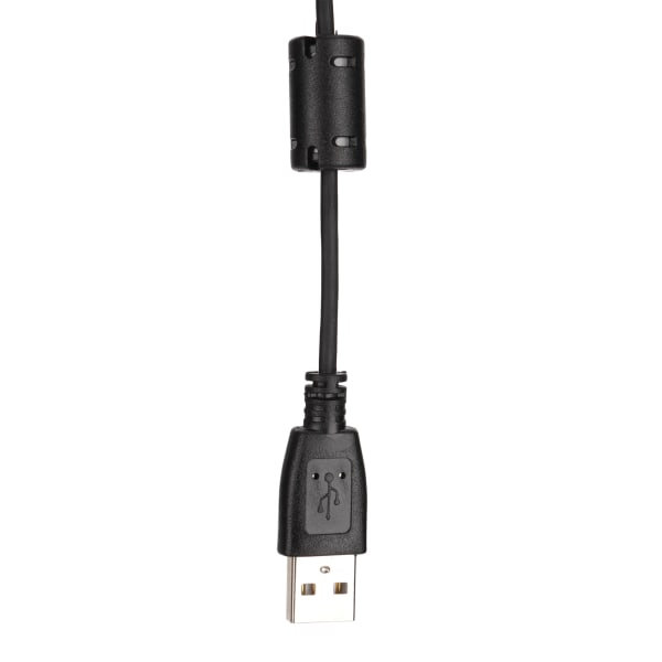 H360‑USB‑3 Telefonheadset Svart Volymjustering Mute Enkelsidig Hörlur med USB-kontakt för Callcenter