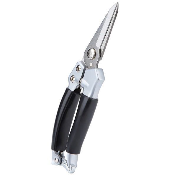 Trädgårdssaxar i Zink-Legering Svart PVC Handpruners (Målnings Process)