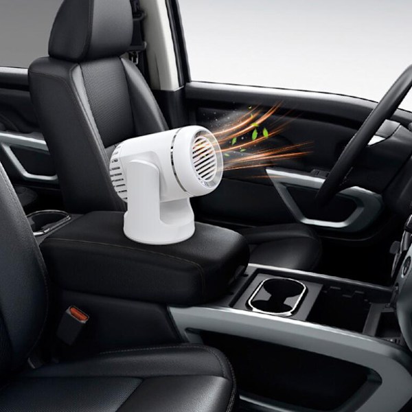 Automotive Värmelösning, Turbo Fläkt Defroster Med Keramisk Värmeelement, Batteridriven För Omedelbar Uppvärmning Och Kylning, Portabel Design För