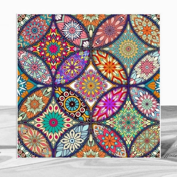 Full Drill 5D Diamantmålning Kit i Resin, Lägg Till Glädje i Livet för Vuxna, Äldre, Tonåringar Genom Oavslutat Hantverk (30 x 30 cm)