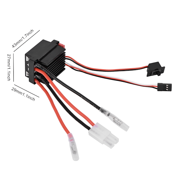 320A harjattu ESC elektroninen nopeudensäädin jarrulla RC-autolle ja -veneelle