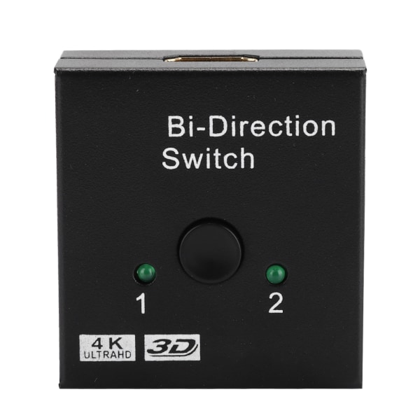 HDMI High-Definition Two-Way Splitter Bidirectional Distributor Switcher Black