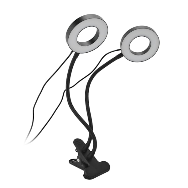 LED-kasvivalo, kaksisuuntainen, 360° säädettävä, USB-käyttöinen, sisätiloihin