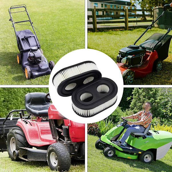 2 kpl ruohonleikkurin ilmansuodatin 550E-550EX Briggs & Stratton 798452 593260