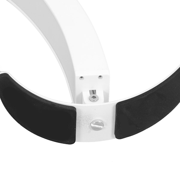 LED Halvmåne Lys 40W 28in 10 Lysstyrke 7 Farvejustering Dæmpbar Halvmåne Neglebordlampe med Fjernbetjening 2000LM 3200K‑5600K 110‑240V Hvid EU Stik