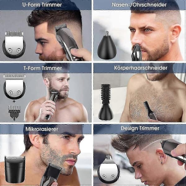 Hårtrimmer skäggtrimmer näshårstrimmer kroppshårstrimmer