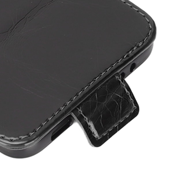 Multifunktionel pung etui med kortholder til Z Flip 3 foldetelefon lædercover mobiltelefon tilbehør sort