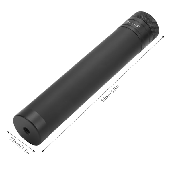 6 Sektioner Teleskopisk Triaxiell Stabilisator Förlängningsstång Bärbar Förlängning Selfie Stick