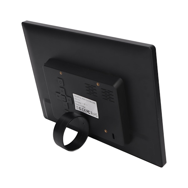 LCD Digital Fotoram IPS Full View Skärm HD 1280x800 USB Stöd Svart 10in 100‑240V EU-kontakt