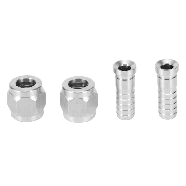 2 sett 8mm rustfritt stål 1/4in 5/16in mutter pigg kobling for kulelås pinlås hjemmebrygging montering