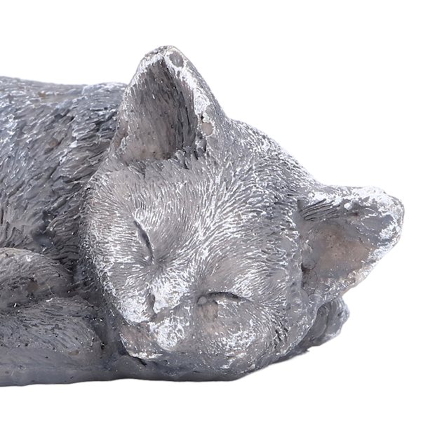 Dyr Mindesmærke Gravsten Vejrbestandig Harpiks Kæledyr Mindesmærke Have Sten Til Have Udendørs YardOrnament Kat En Klippe Farve