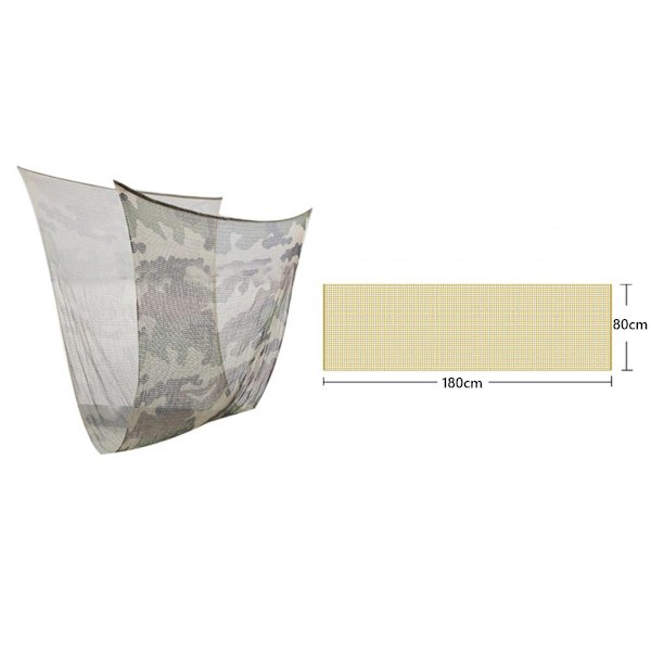 Träningsnät Camo Scarf Sniper Veil Halsdukar för jakt Skytte Vild Fotografering Flerfärgad Utomhus Sport Färgad Dubbelsidig Scarf