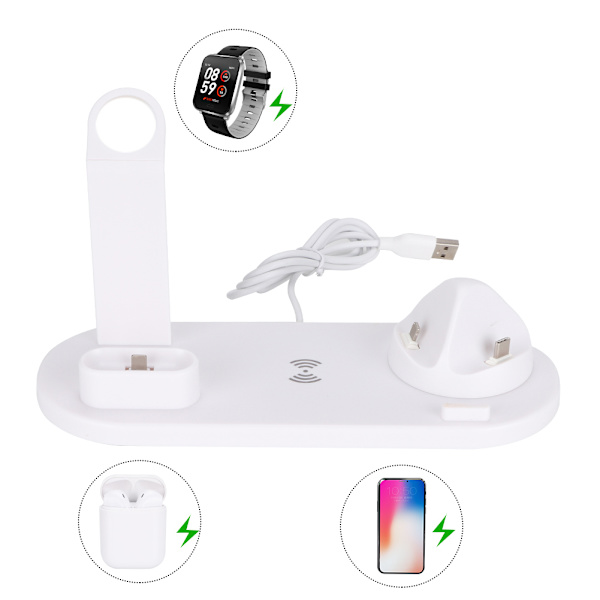 Mobiilipuhelin Älykello Bluetooth-kuuloke 3-in-1 Langaton Latausteline Alusta