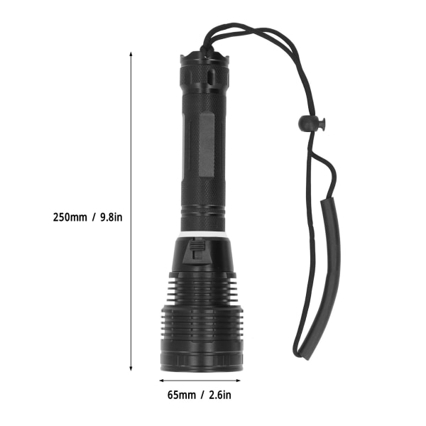 1200LM LED Dyklampa IPX8 Vattentät Undervattensäkerhet F