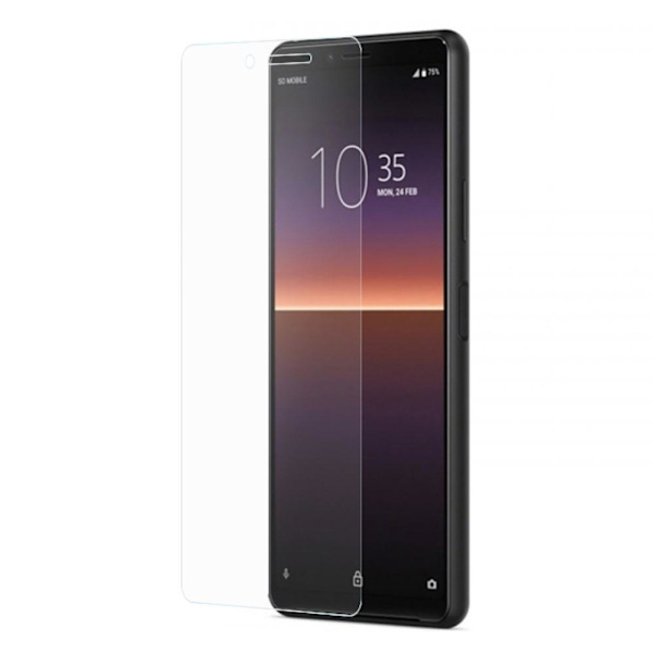 Xperia 10 II, Härdat Glas, Skärmskydd 0,3mm, Transparent