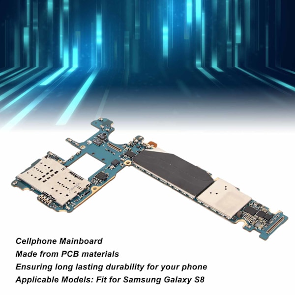 Avaa lukitus matkapuhelimen emolevy Tarkka koko PCB 64GB muisti Matkapuhelin emolevy Samsung Galaxy S8 EU-versio