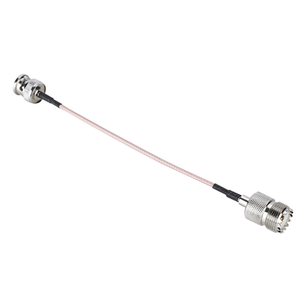 1 st BNC hane till UHF hona adapterkabelkontaktkonverter för RF-radioantenn 15 cm