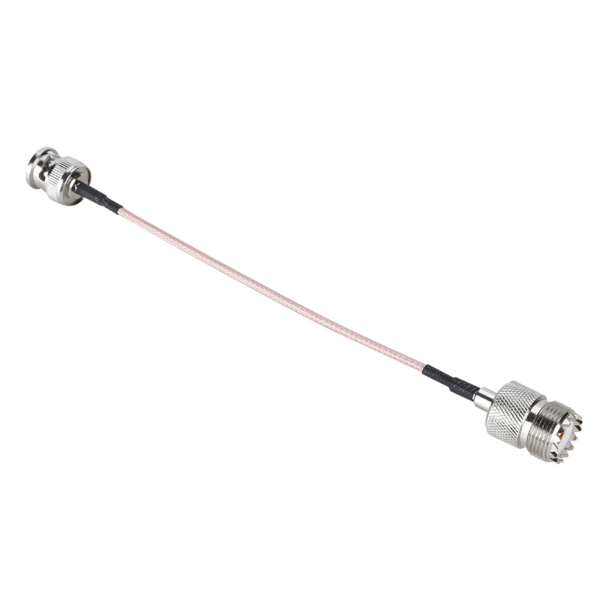 1 stk. BNC han til UHF hun adapter kabel konnektor konverter til RF radioantenne 15cm
