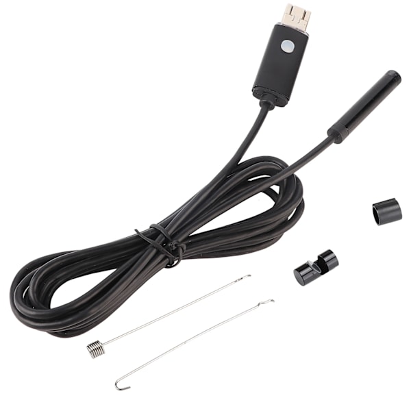 2-i-1 HD IP67 Vattentät 8mm Universell Mobiltelefon och Dator Endoskop för Windows med 2M Kabel